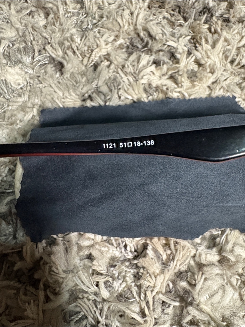 Prada Rectangular Semi-Rimless Reading Glasses - Burgundy - Picture 5 of 6
